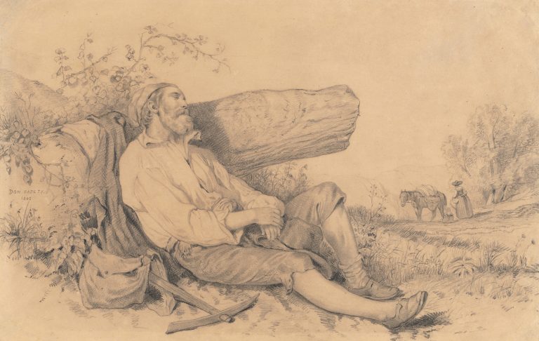 Sleeping Field Worker (1842) Dominique Louis Papety